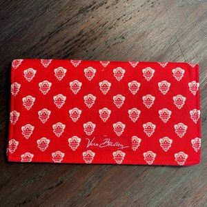 Vera Bradley Nantucket Red Checkbook Cover